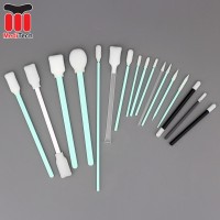 FS海绵头/PS普通布头/MS超细纤维布头无尘净化工业棉签清洁擦拭棒 防静电棉签